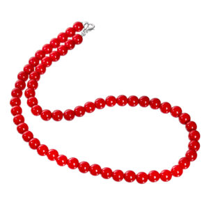 Punastest klaashelmestest (10mm) kaelaehe