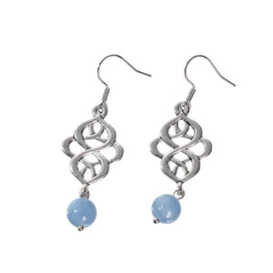 Kõrvarõngad Kõiksus Akvamariin 8mm