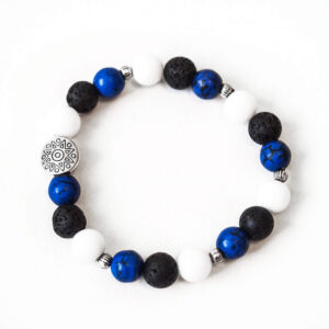 Käeehe Sini-must-valge 8mm kaheksakand