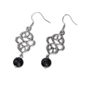 Kõrvarõngad Kõiksus Laavakivi 8mm